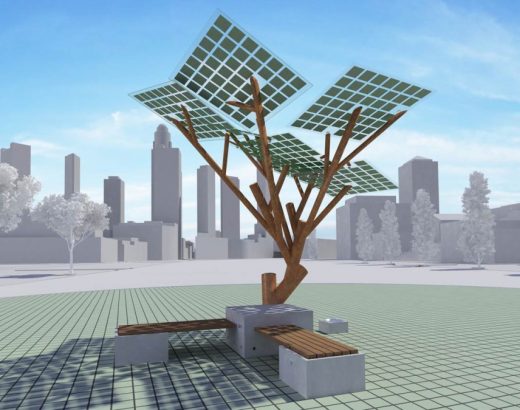 ¡El árbol artificial que genera electricidad!