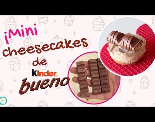 ¡Estos mini cheesecakes de KINDER son una locura! ???