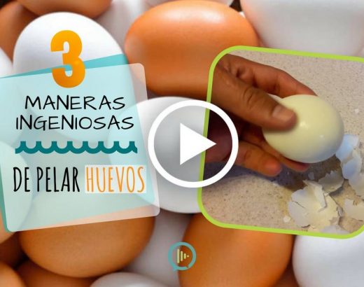 ¡3 formas ingeniosas de pelar huevos duros!