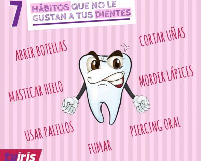 Malos hábitos para tus dientes