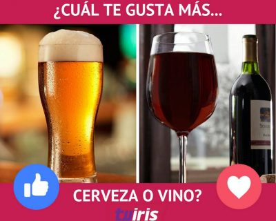 ¿Cerveza o vino?